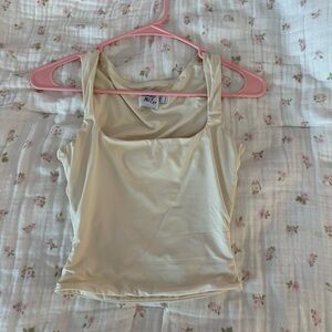 Princess Polly Women's Cream Tank Top